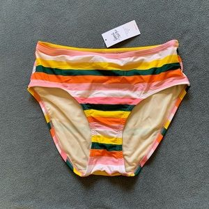 NWT Lime Ricki High Waisted Bikini Bottoms, sz L
